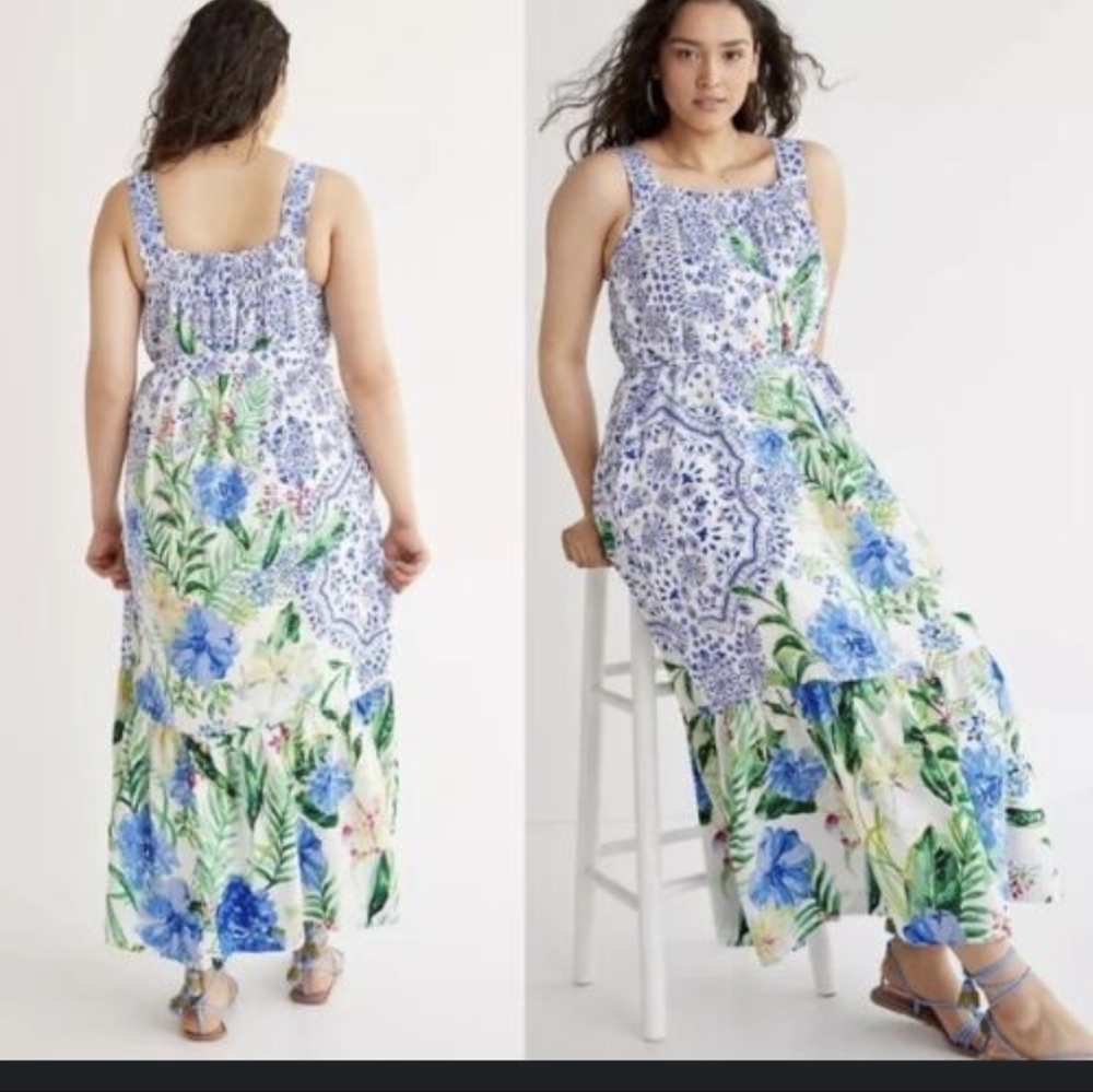 Anthropologie floral dress